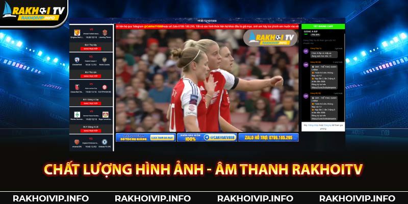 Kênh bóng đá trực tiếp với chất lượng Full HD, âm thanh sống động